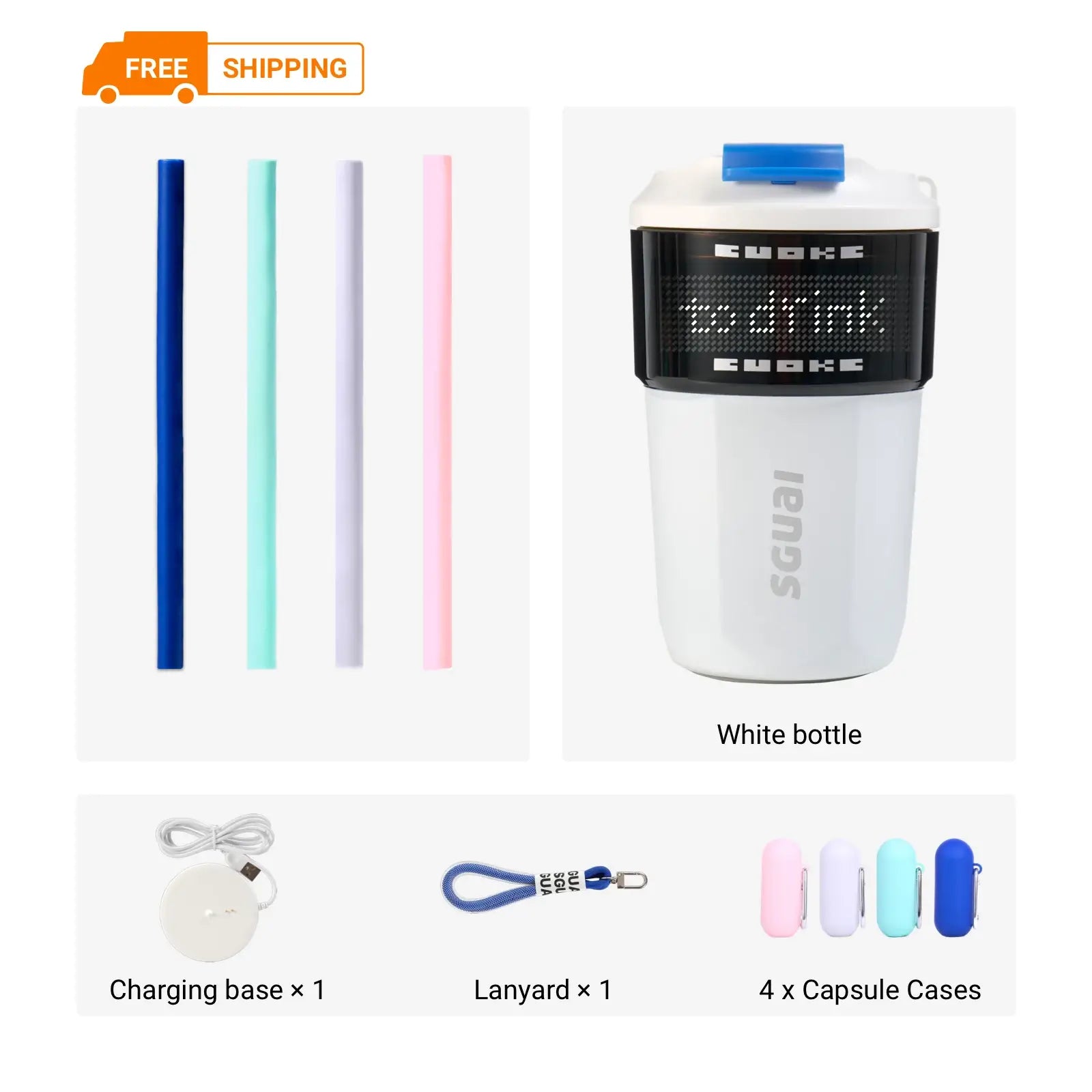 Custom Smart Reusable Insulated Iced Coffee Cup