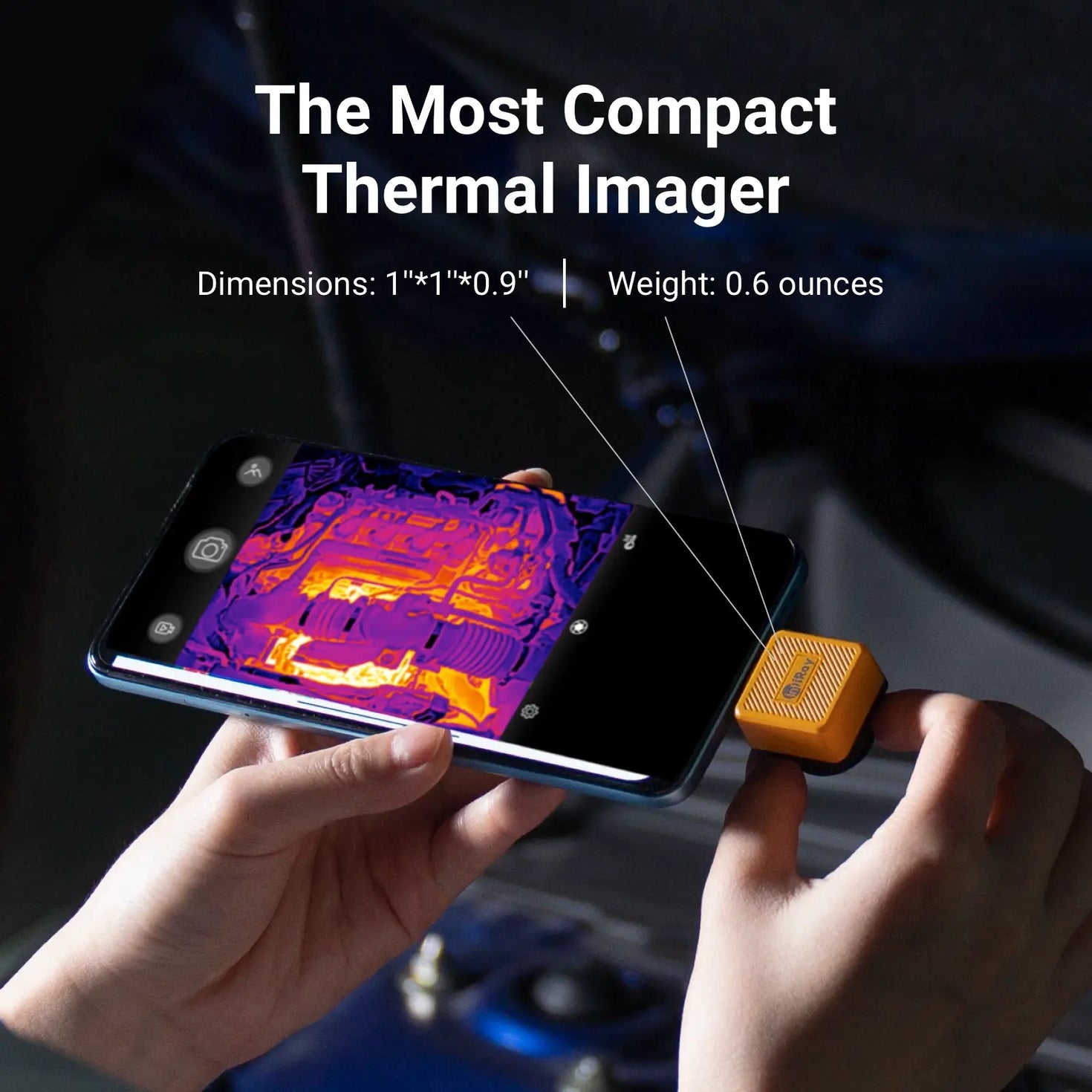 Pro-Grade Smartphone Thermal Camera for Inspection & Maintenance - Certified Smartphone Thermal Design